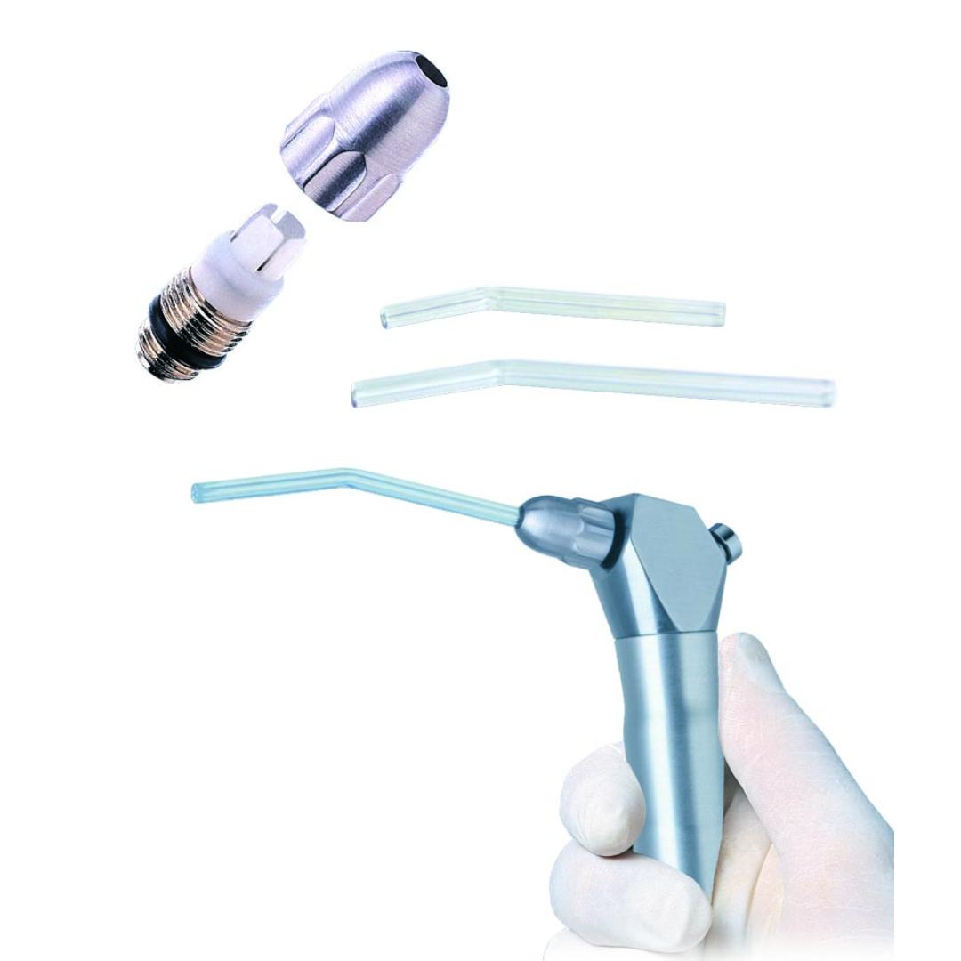 dentsply sani tip lunghezza 57mm 250 puntali + 250 sani shield Dentsply Sani-Tip puntali mini 76 mm - immagine 1