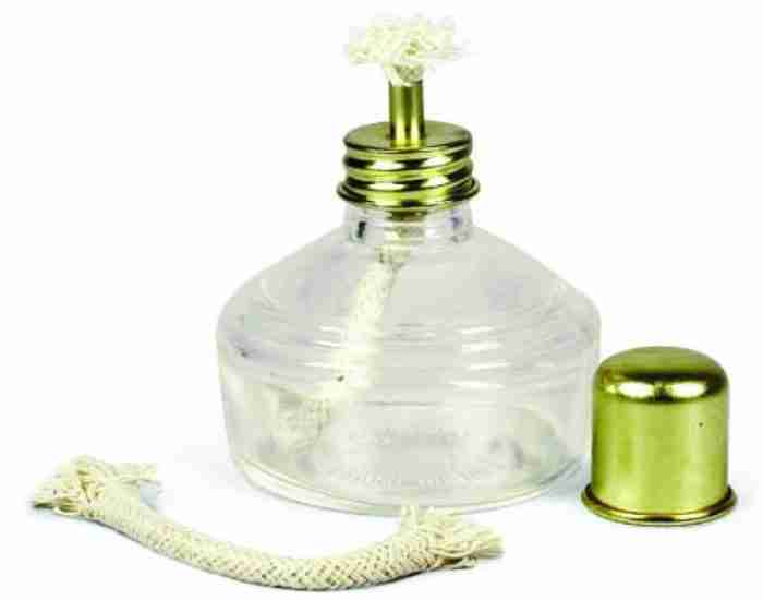 LAMPADA ALCOOL COPERCHIO METALLO 100ml - immagine 1