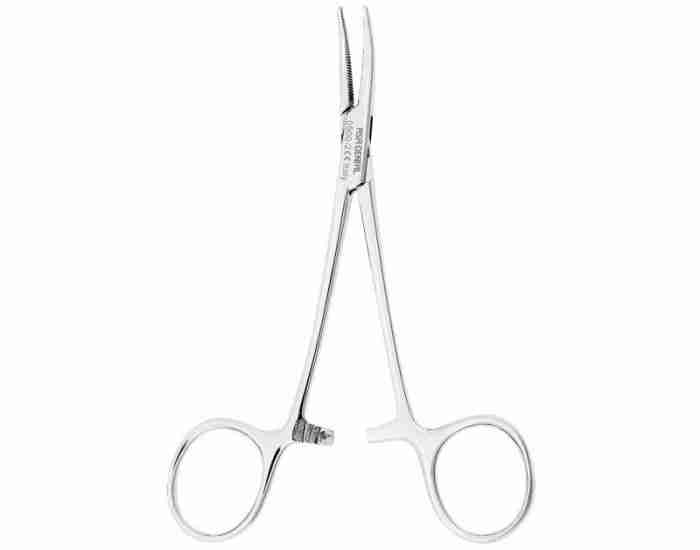 PINZA EMOSTATICA HALSTEAD-MOSQUITO CURVA 12cm - immagine 1