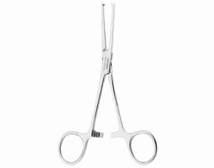 PINZE EMOSTATICHE KOCHER 1X2 RETTE - 14cm - immagine 1