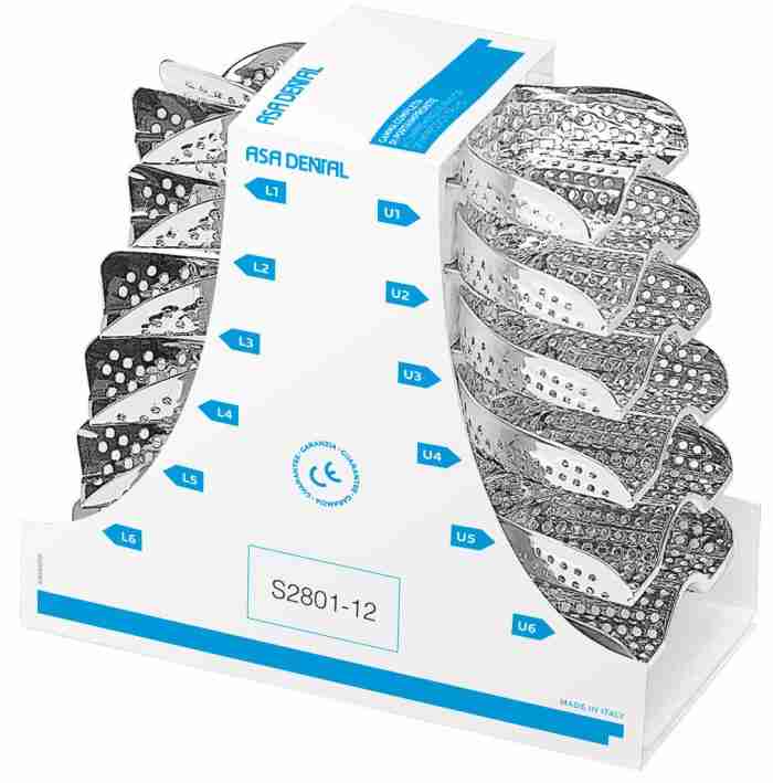 SERIE MAXI PORTAIMPRONTE INOX "REGULAR" 12pz - immagine 1