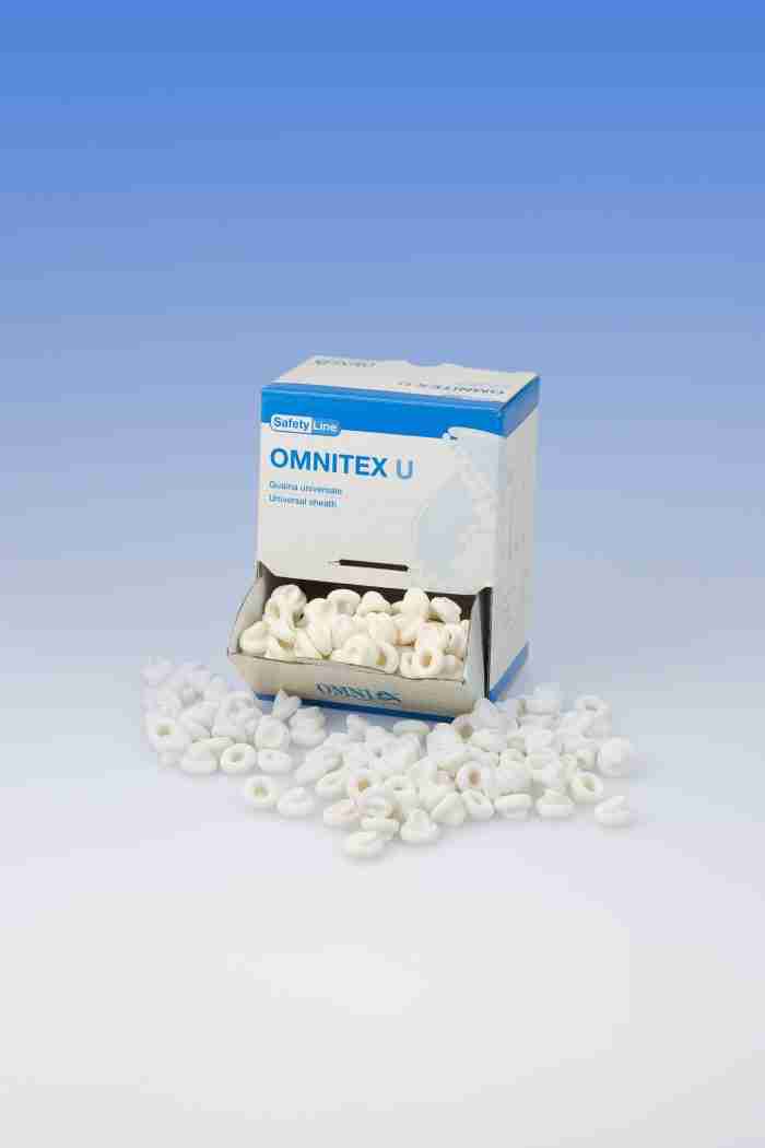 GUAINE UNIVERSALI OMNITEX U - LATEX BIANCO - 500pz - immagine 1