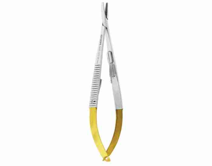 PORTA AGHI CASTROVIEJO TC CARBURO TUNGSTENO 14cm - immagine 1