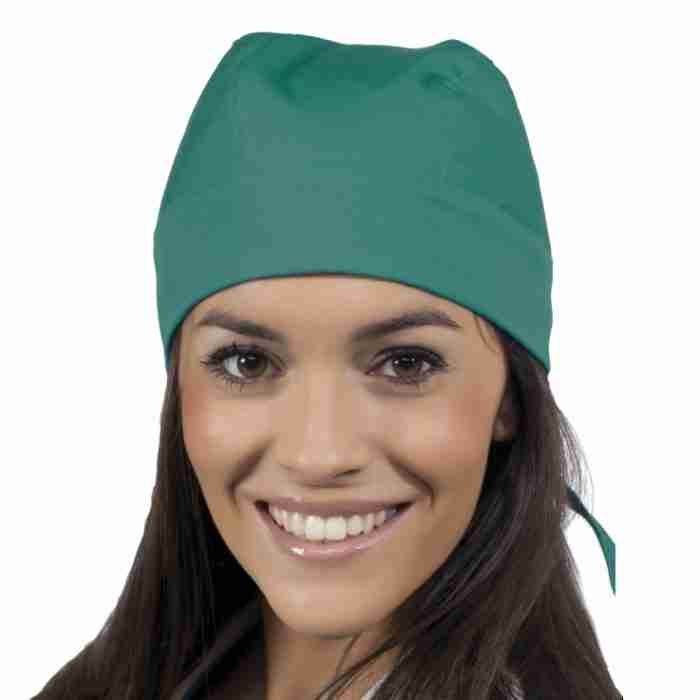 BANDANA COLORATA IN COTONE 100% ANTI-MICROBICO - VERDE CHIRU - immagine 1