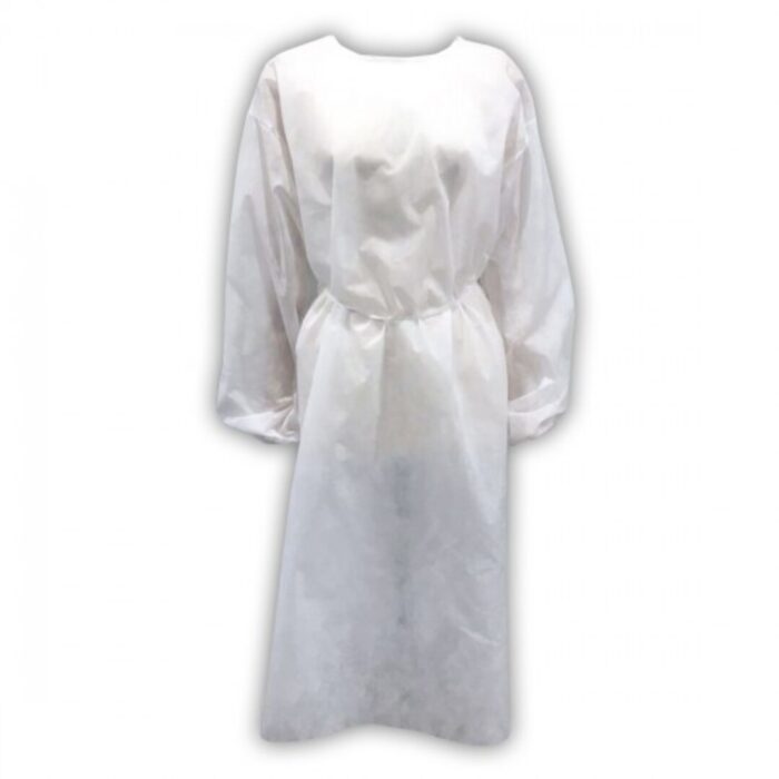 Camice Monouso Bianco Tnt (Non Sterile) Idrorepellente - immagine 1