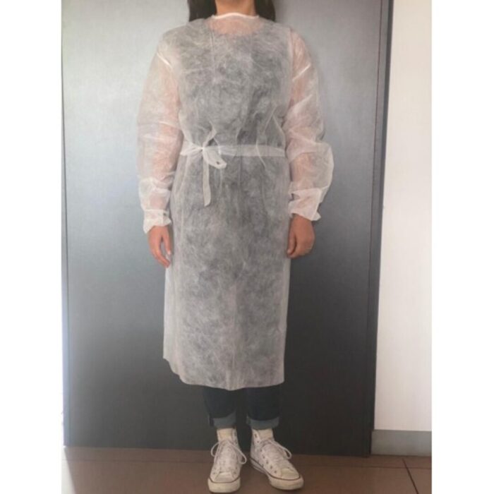 Camice Monouso (Non Sterile) Bianco Taglia Universale - immagine 1