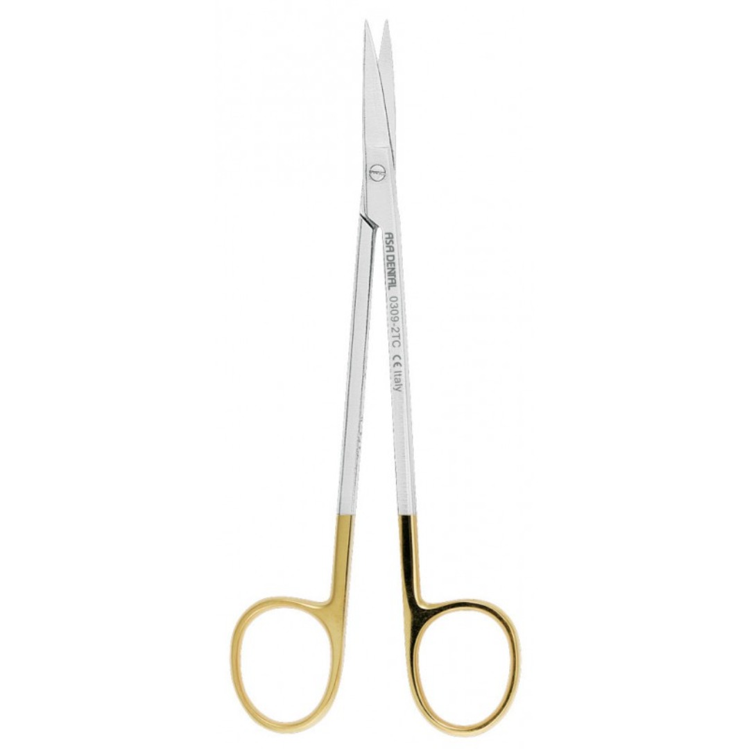 forbice-0309-2tc (1) Asa Dental Forbici Gengive Kelly Curve Carburo Tungst. 16cm 0309-2TC - immagine 1