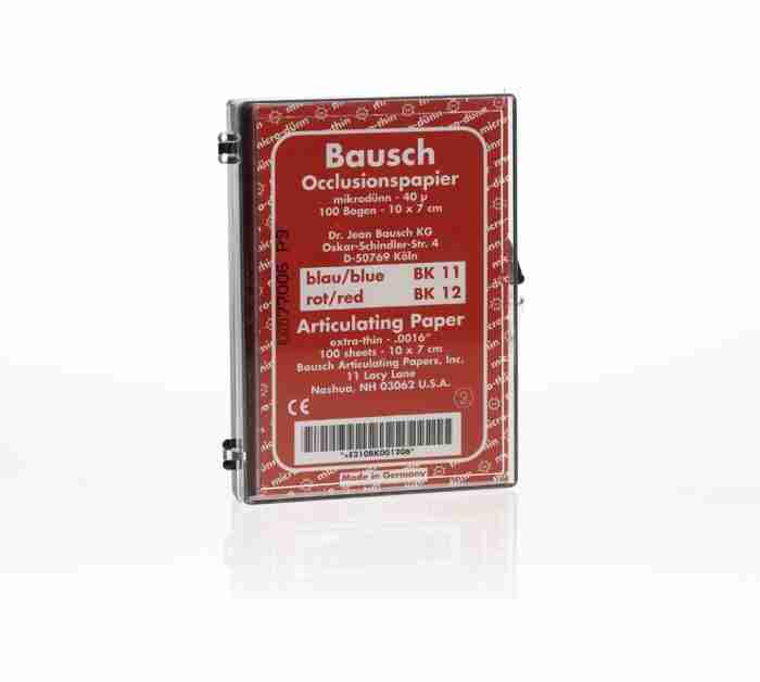 Bausch Carta Articolazione Rossa 100x70mm 40µ - immagine 1