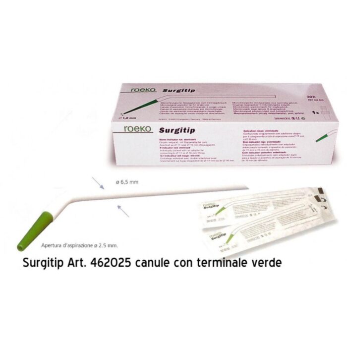 Roeko Surgitip Sterili ø2,5mm Puntale Verde - immagine 1