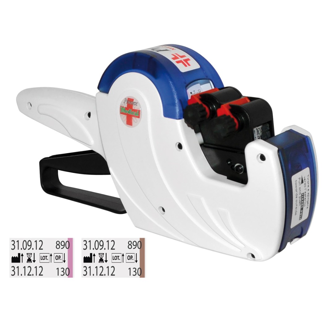 pa01-24681_10009018 Printex Medical Etichettatrice Manuale + Rotolo Etichette - immagine 1