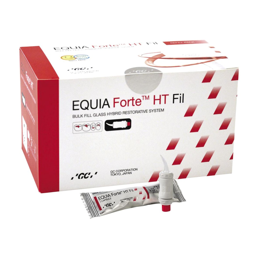 40692002 GC Equia Forte Ht Fil Refill Pack - 50 Caps A3 - immagine 1