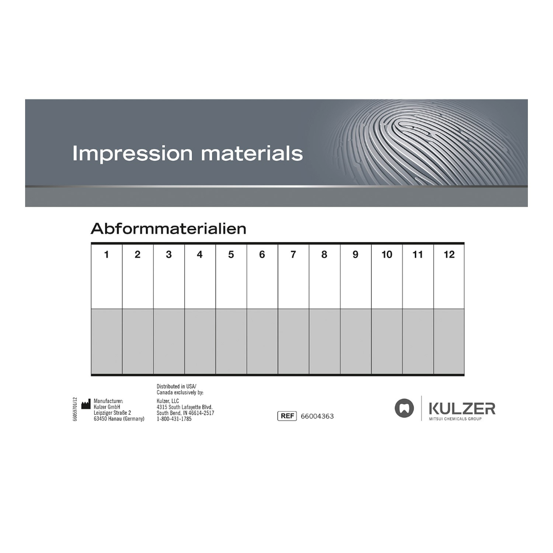 4742175 Kulzer Xantopren Scala Dosaggio - immagine 1