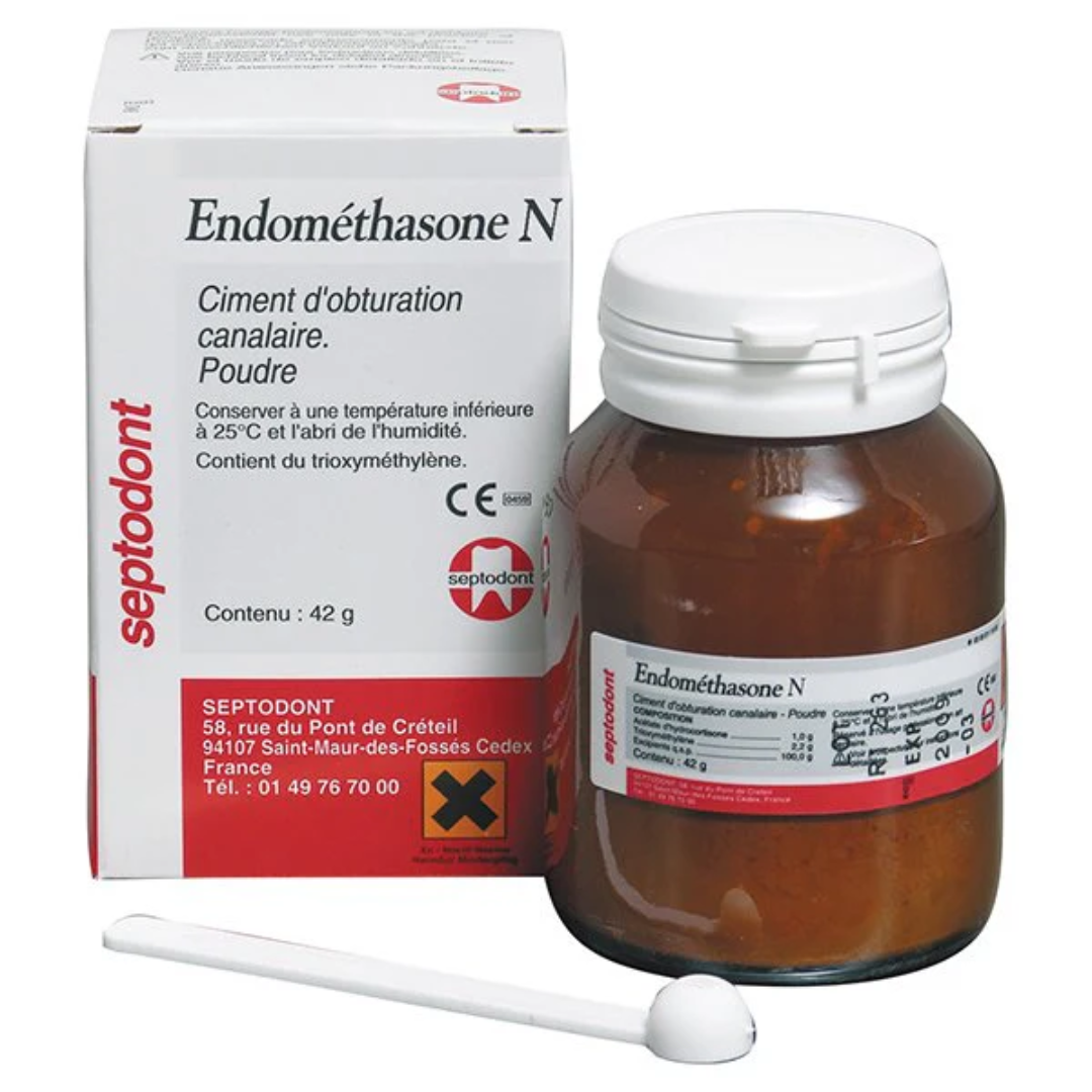 endomethasone 42g Septodont Endomethasone N Cemento Canalare Polvere 42g - immagine 1