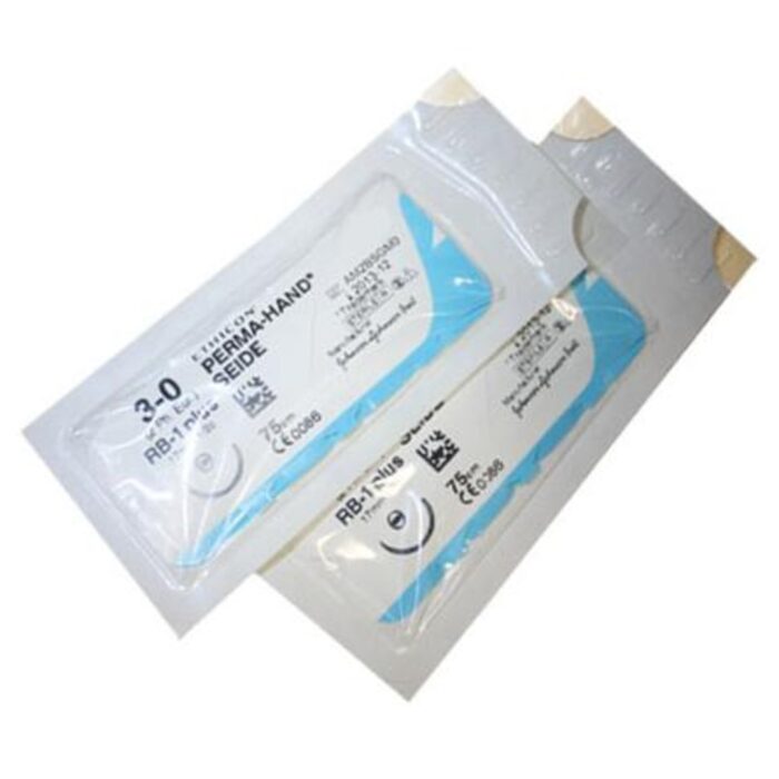 Ethicon Suture In Seta N/Assorb 4-0 C-3 - immagine 1
