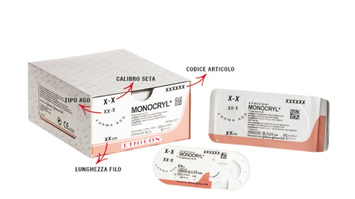 MONOCRYL 4-0 FS-2 36 fili - immagine 1
