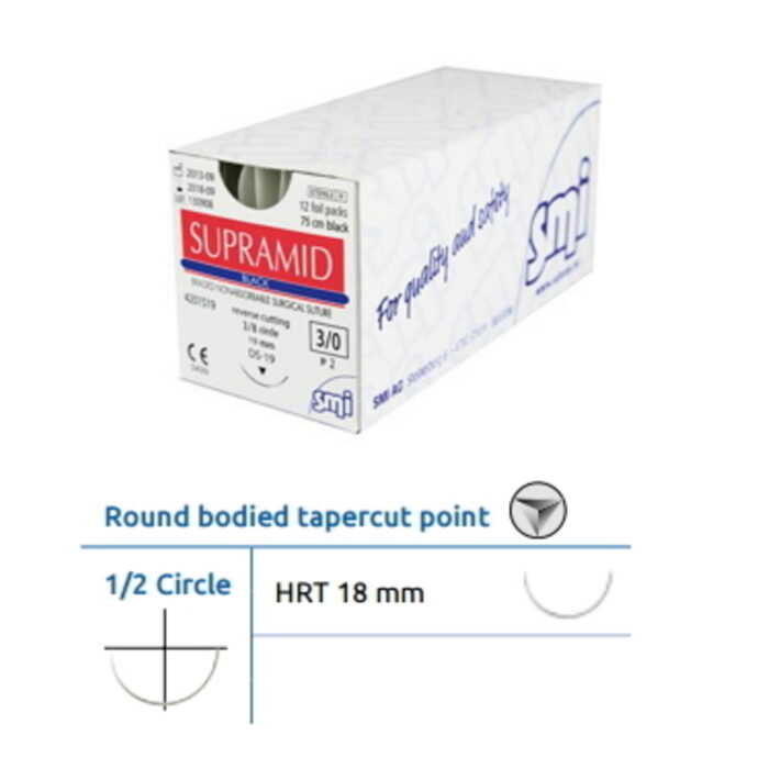 SMI Suture Supramid 4/0 Hrt18 4150518P - immagine 1