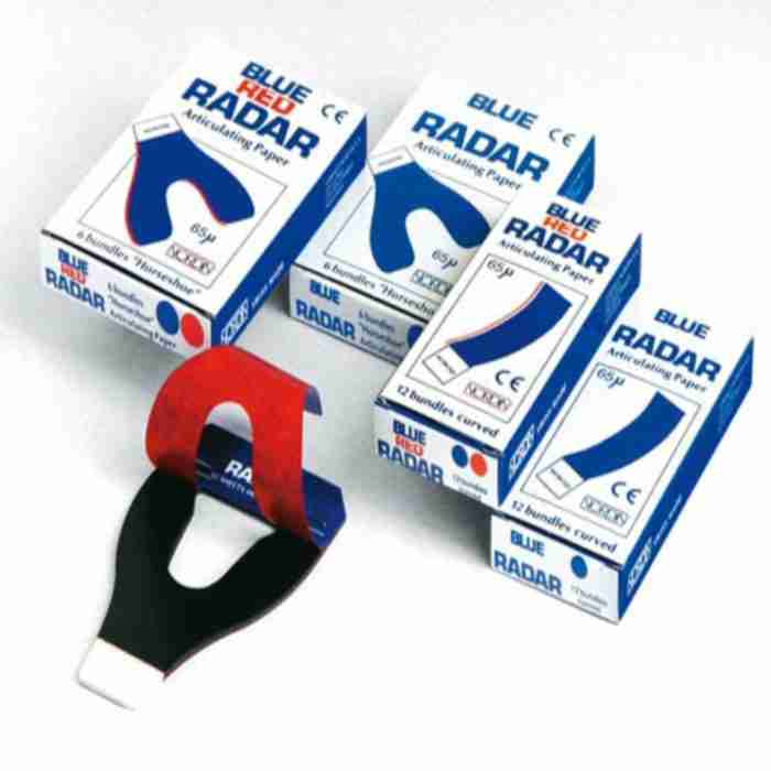 NORDIN Carta Articolazione Radar Blu/Rossa - 65µ Ferro Di Cavallo - immagine 1