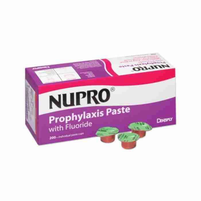 Dentsply Nupro Lampone Con Fluoro Grana Media - immagine 1