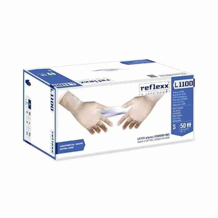 Reflexx Guanti In Lattice Powder Free P/Lungo S - immagine 1