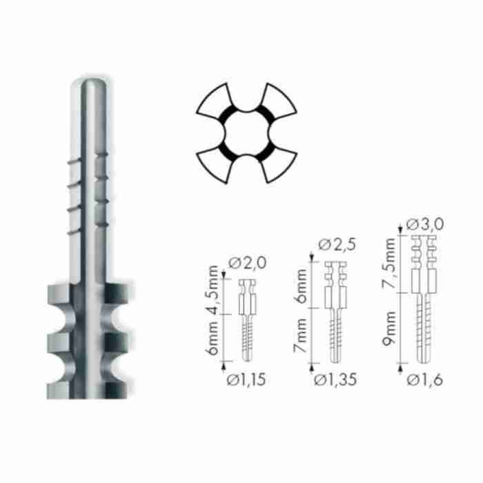 Maillefer Radix Anker Ricambi Di 12 Perni - immagine 1