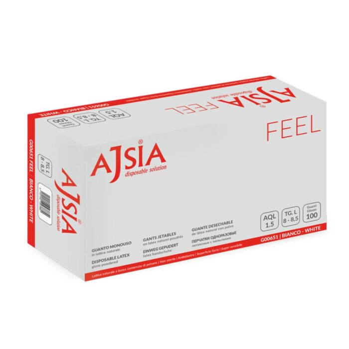 Ajsia Guanti Lattice Feel C/Polv. 100 Pz - immagine 1