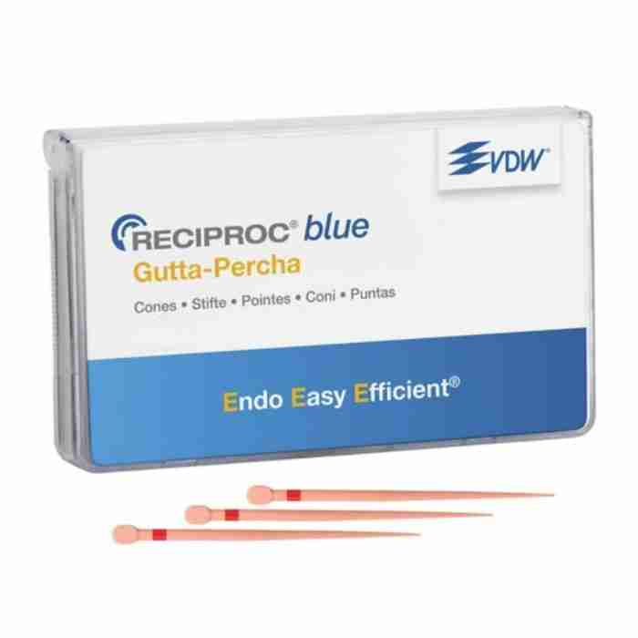 VDW Punte Di Guttaperca Reciproc Blue Gp R50 Giallo - immagine 1