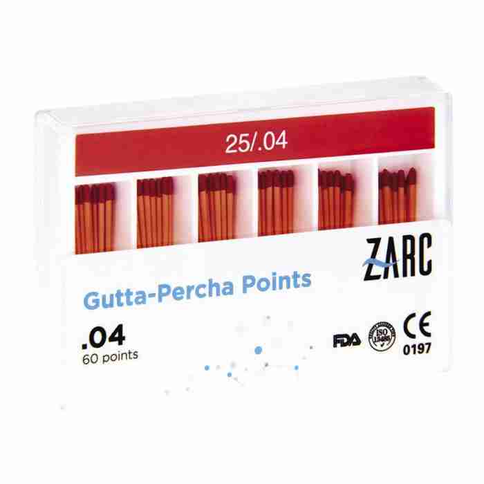 Zarc4endo Punte Di Guttaperca 04/25 Rosso - immagine 1