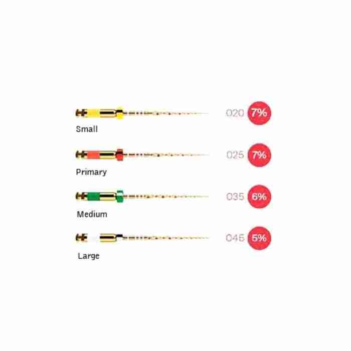 Maillefer Waveone Gold 6 File Sterili Medium 21mm - immagine 1