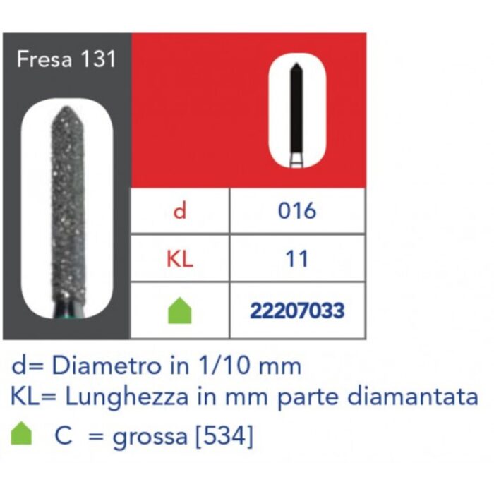 Dr. Stone Frese Diamantate Cilindrica A Punta Bisellata - immagine 1