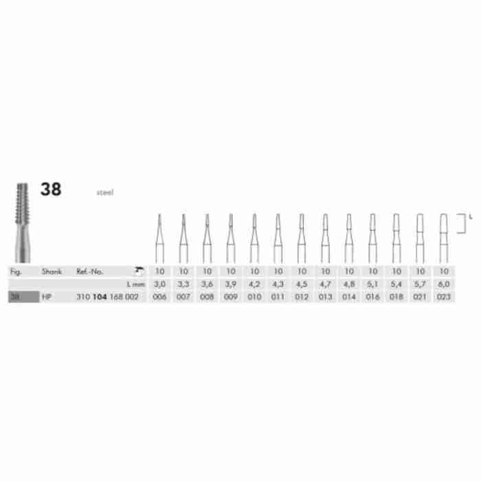 Meisinger Frese In Acciaio Fig 38 104/006 - immagine 1