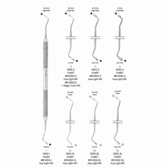 Asa Dental Otturatore Pistone Zigrinato E Liscio - immagine 1
