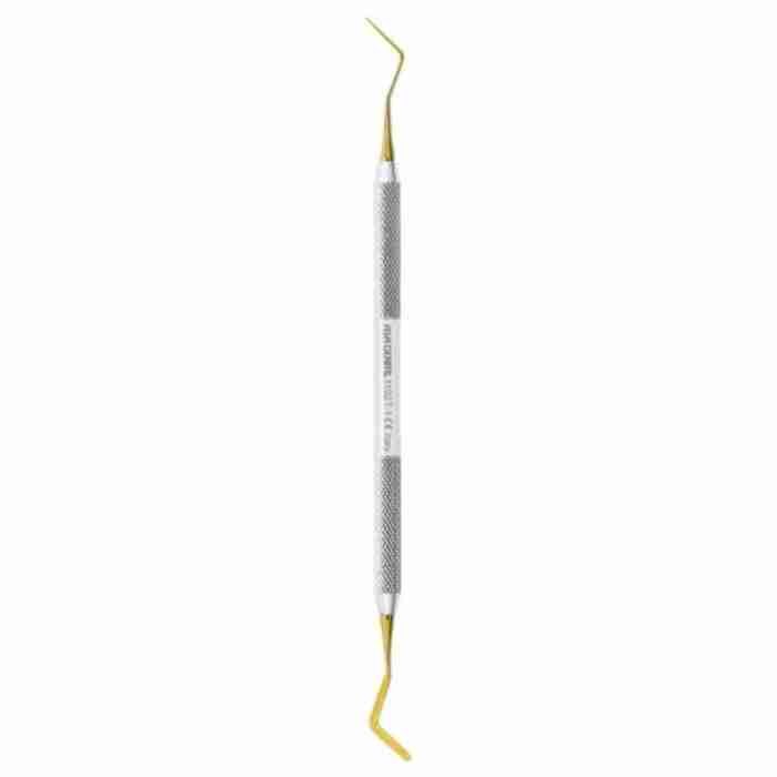 Asa Dental Spatola Heidemann Manico Tondo N.1"Gold Titanium" - immagine 1