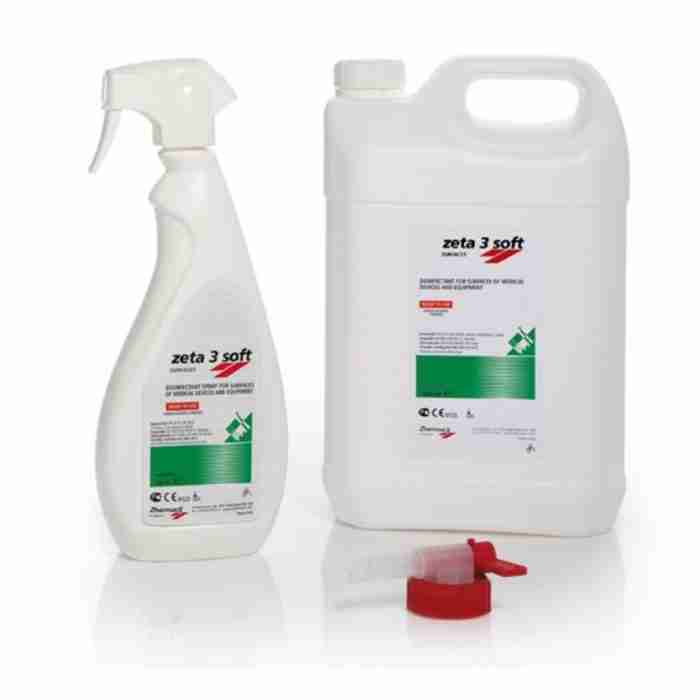 Zhermack Zeta 3 Soft Disinfettante Superfici - 2x2,5lt - immagine 1