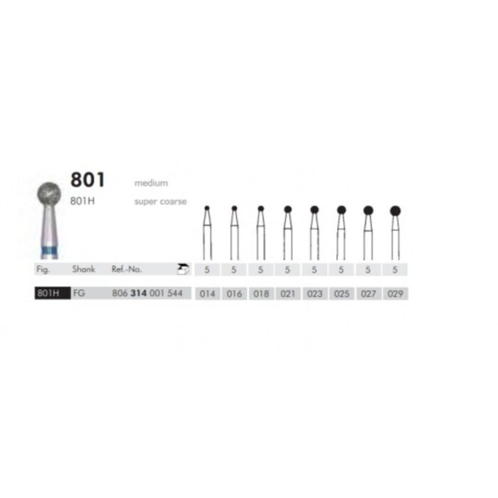 Meisinger Fresa Diamantata Turbina 5FG 801 009 - immagine 1