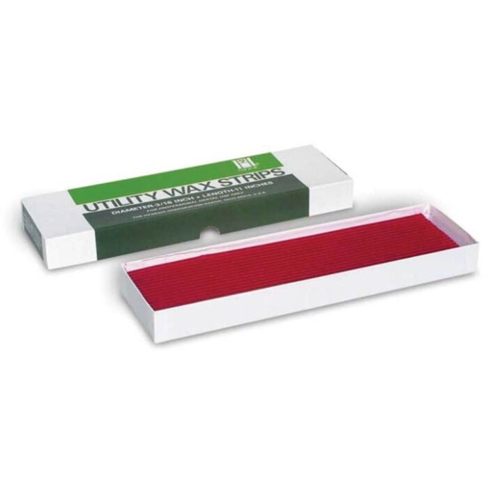 Coltene Round Wax Strips Rosso 80pz - immagine 1