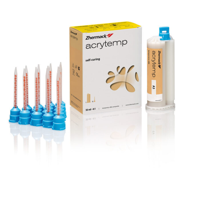 Zhermack Acrytemp 50ml + 15 Puntali - immagine 1