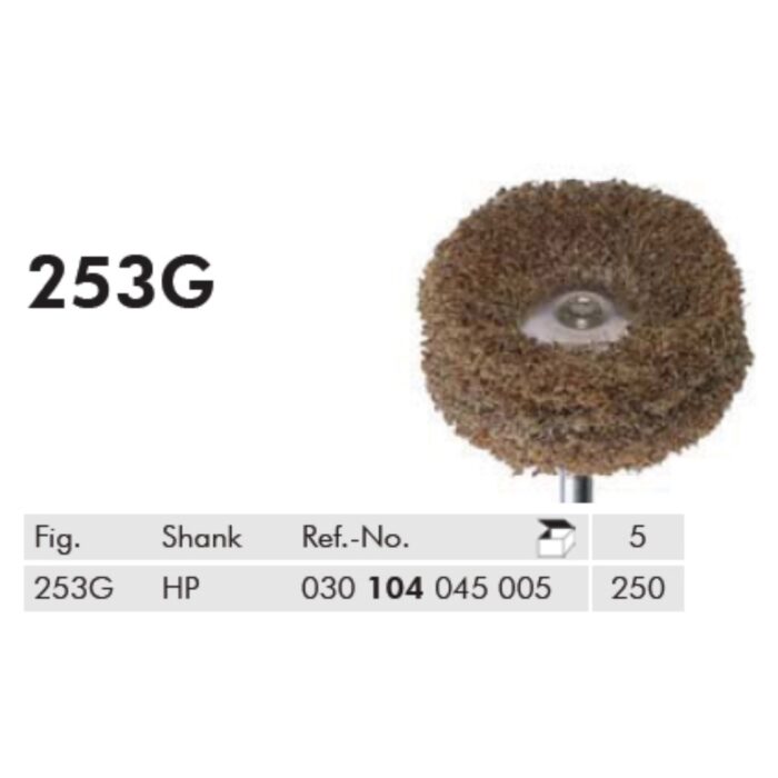 Meisinger Spazzolini Scotch Brite Marrone Grana Grossa 5pz - immagine 1