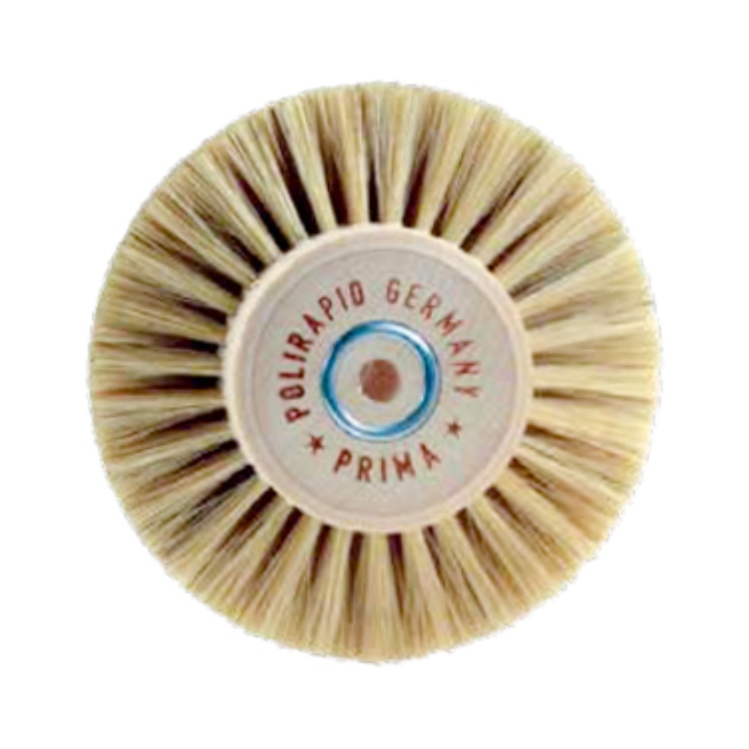 Spazzole Prima Setola Bianche Punta 40/80 - 1pz Polirapid Spazzole Prima Setola Bianche Punta 40/80 1pz - immagine 1