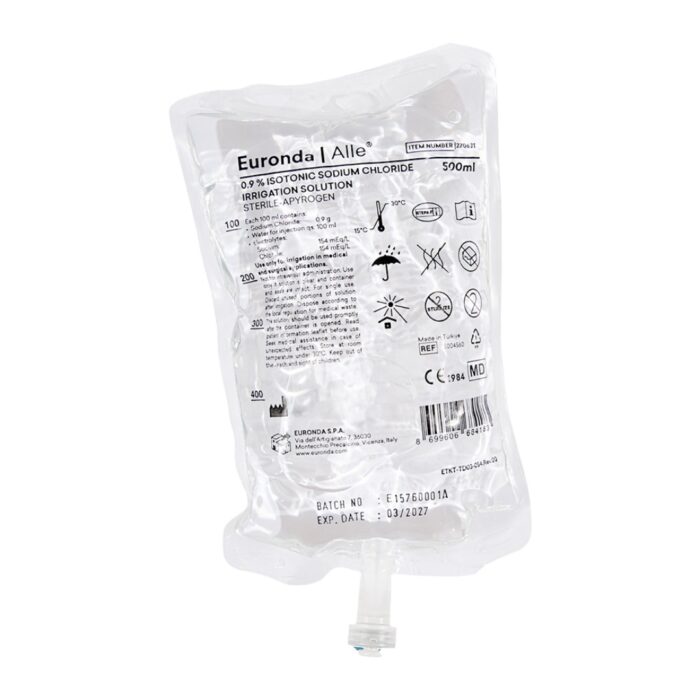 Euronda Soluzione Fisiologica In Sacche N/Aic 15x500ml - immagine 1