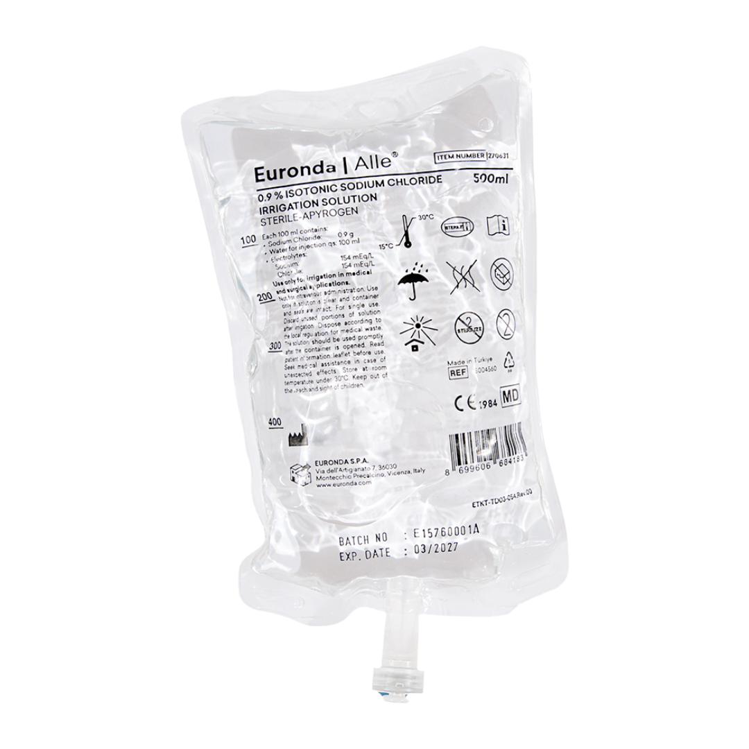 pa01-29067_10010313 Euronda Soluzione Fisiologica In Sacche N/Aic 15x500ml - immagine 1