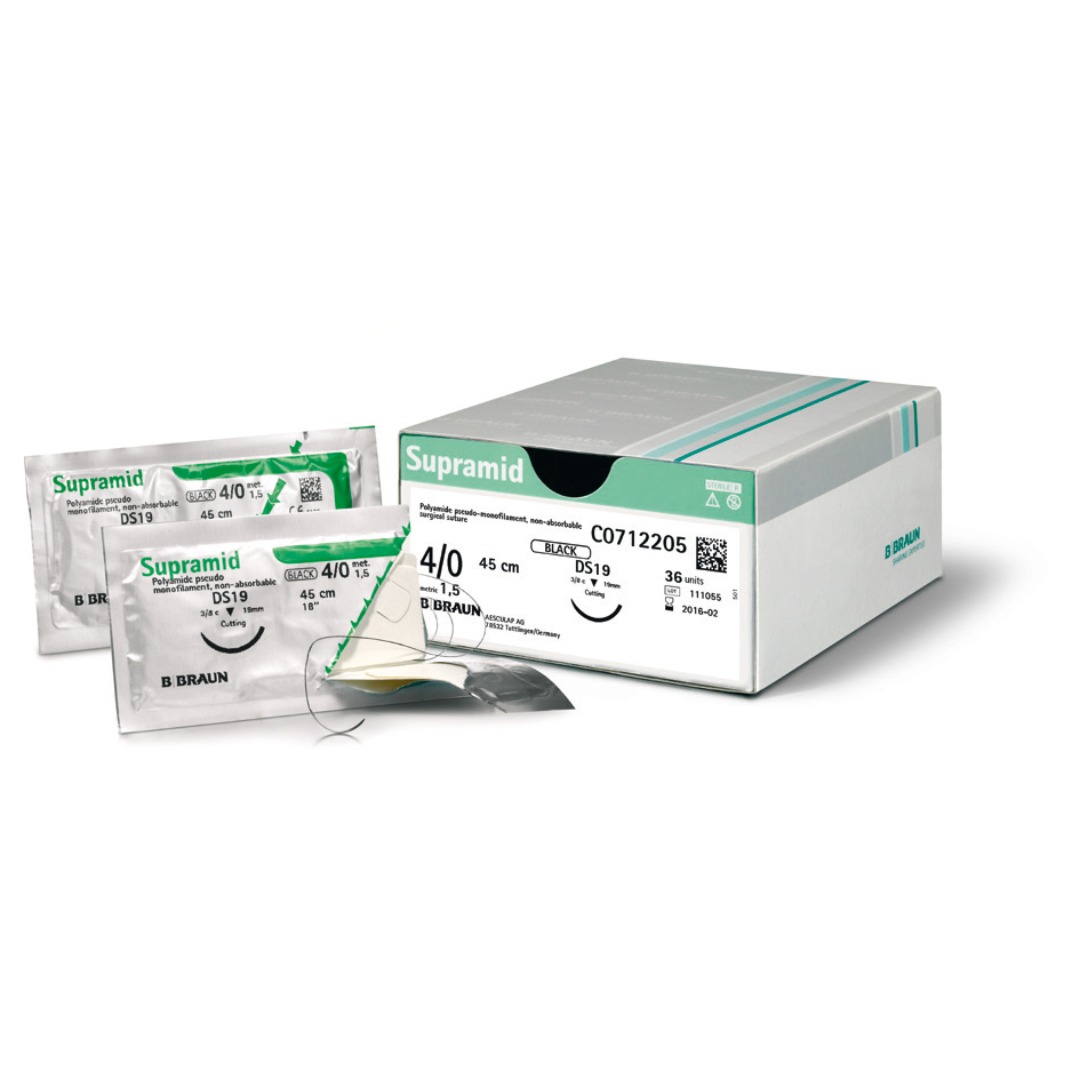 B Braun Supramid Nero 12 pz - immagine 1