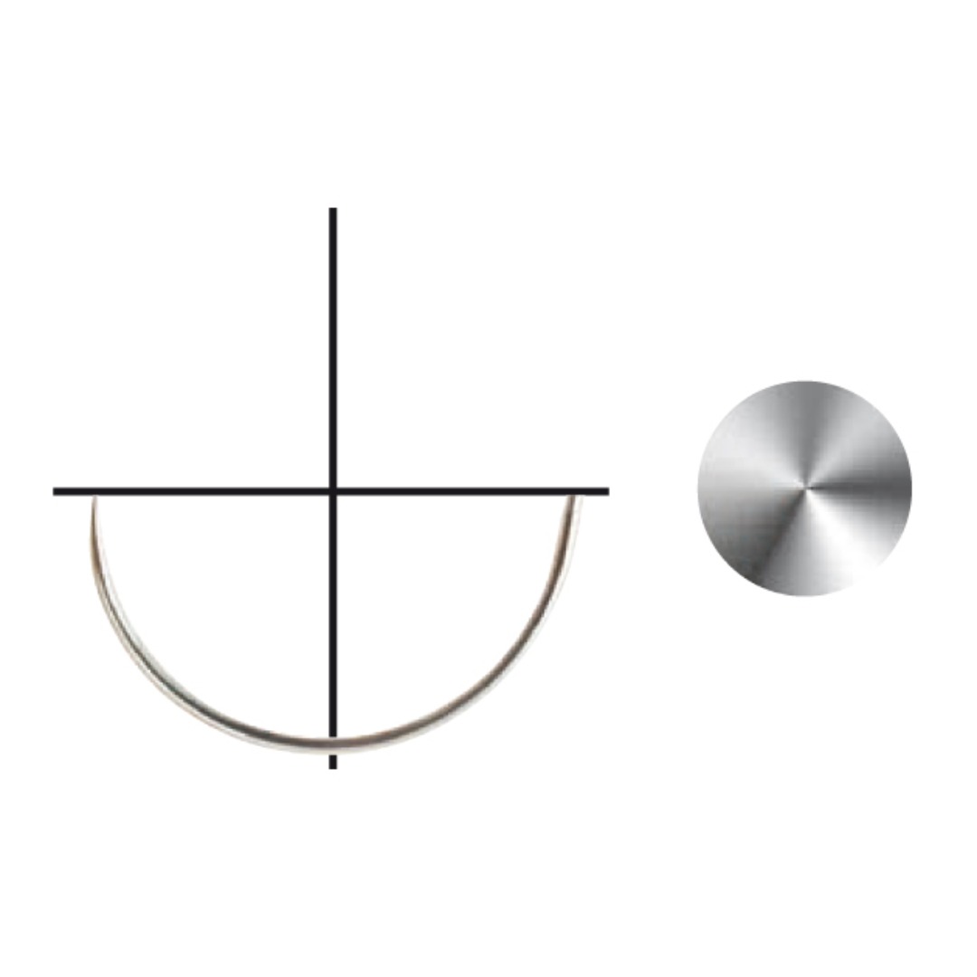 39727001 SMI Suture Daclon Taperpoint 1/2cerchio Hr20 - immagine 1