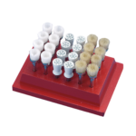 Larident Coppetta Palmata In Gomma Bianca | 100pz - immagine 2