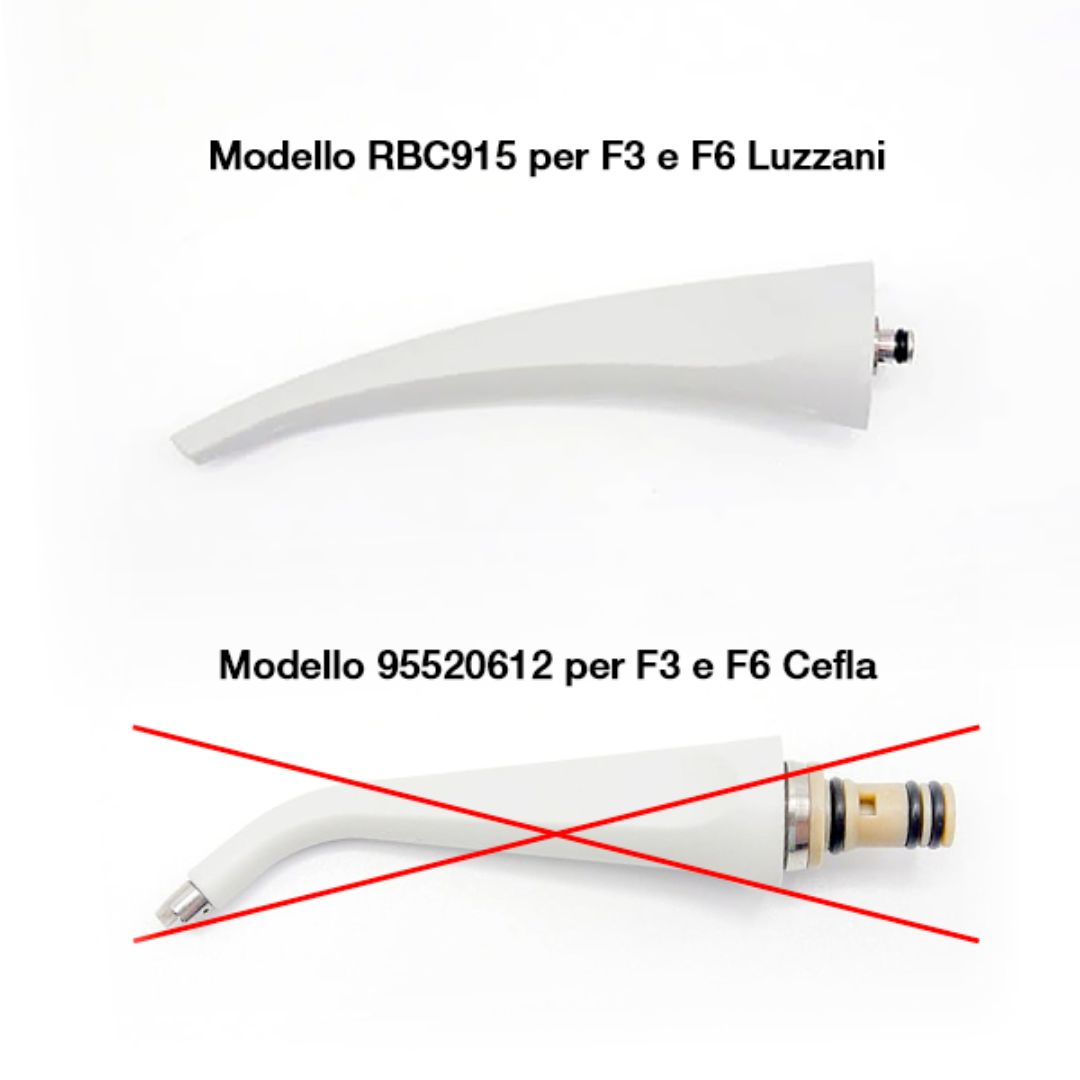 pa01-29610_10010165 Luzzani Beccuccio Puntale Siringa Aria Acqua F3 F6 Cefla - immagine 1