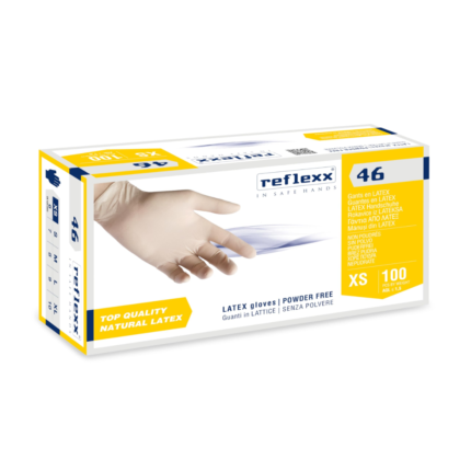 reflexx guanti lattice senza talco 100pz