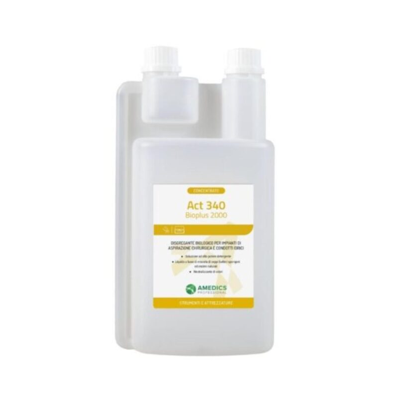 act340 pulizia aspirazione chirurgica concentrato 1 litro amedics