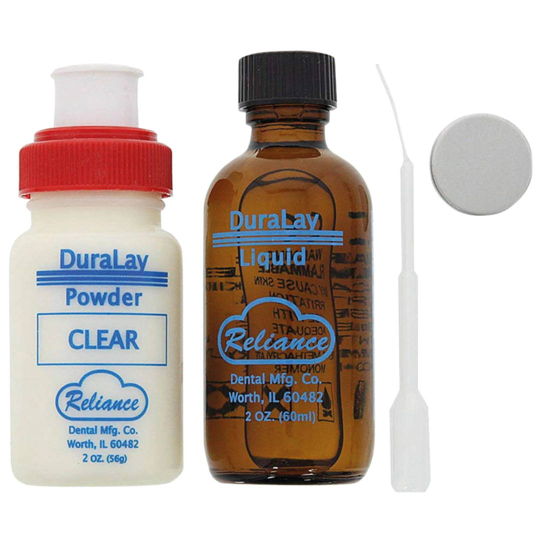reliance duralay clear 2oz polvere+liquido reliance duralay clear 2oz polvere+liquido