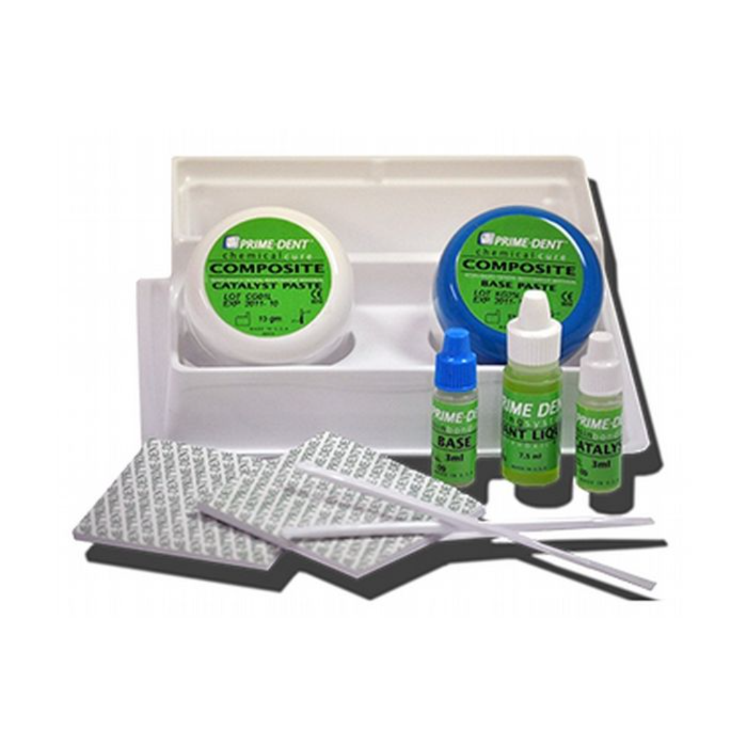 composito pasta pasta prime dent 15g+15g + adesivo composito pasta pasta prime dent 15g+15g + adesivo